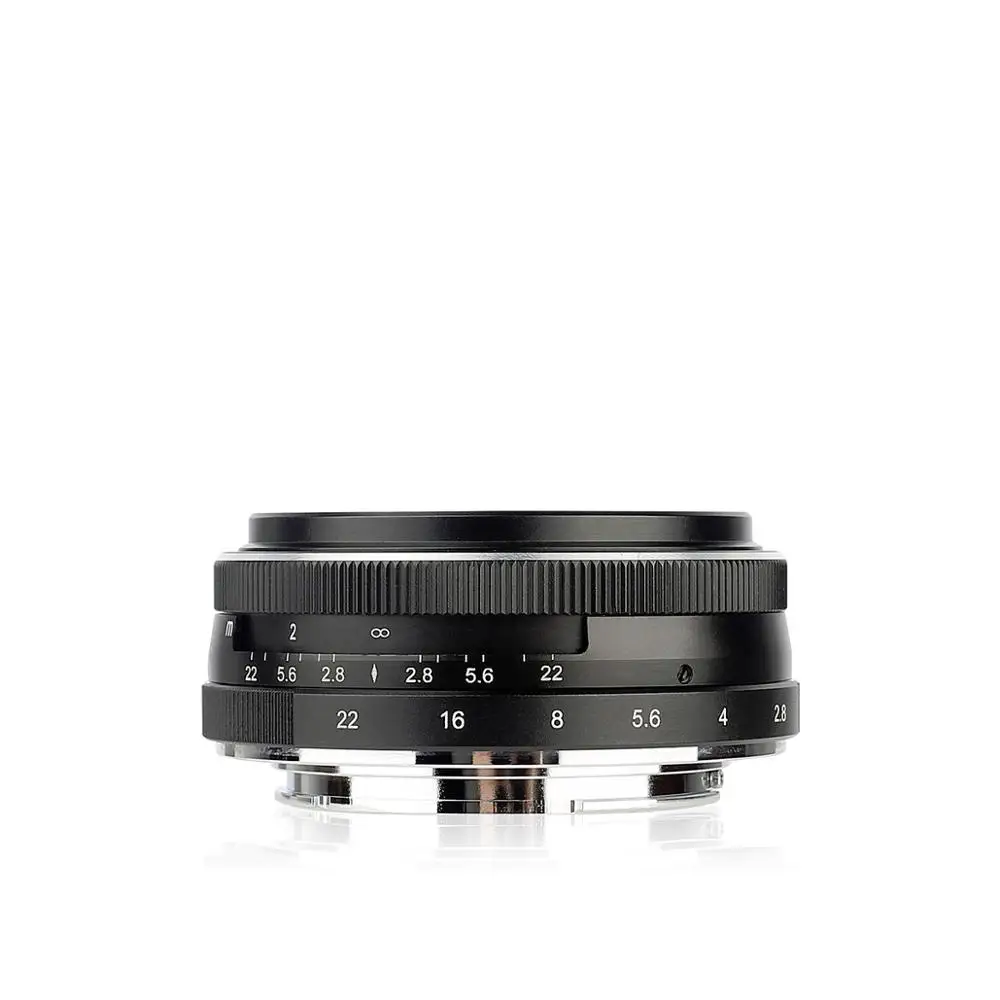 Meike 28 мм f2.8 фиксированный ручной фокус объектив для Canon EOS M Sony E Fuji Fujifilm X Olympus Panasonic