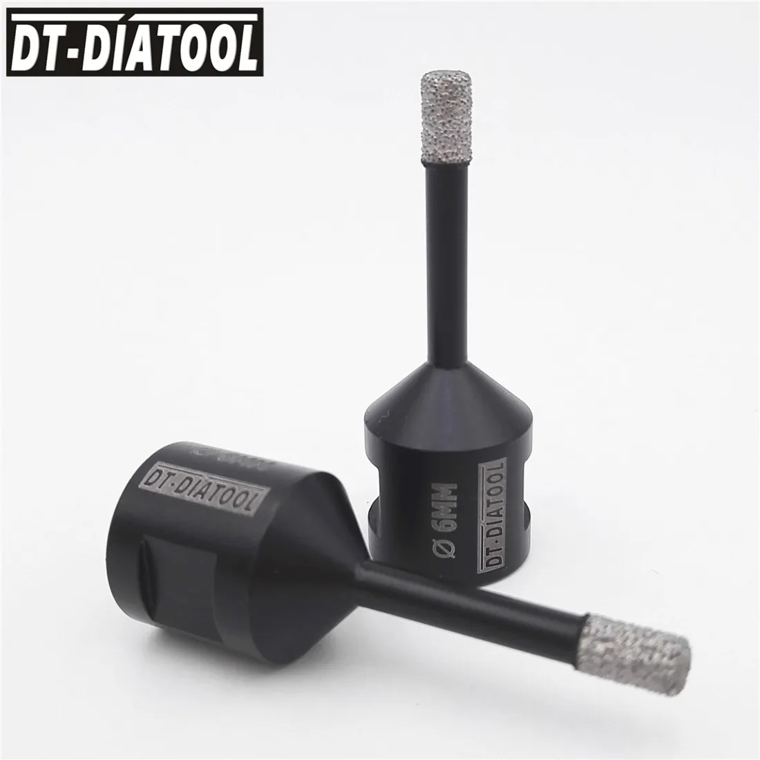 DT DIATOOL 2 шт. 6 мм сухие вакуумные пайки Алмазные сверла коронки мраморная гранитная