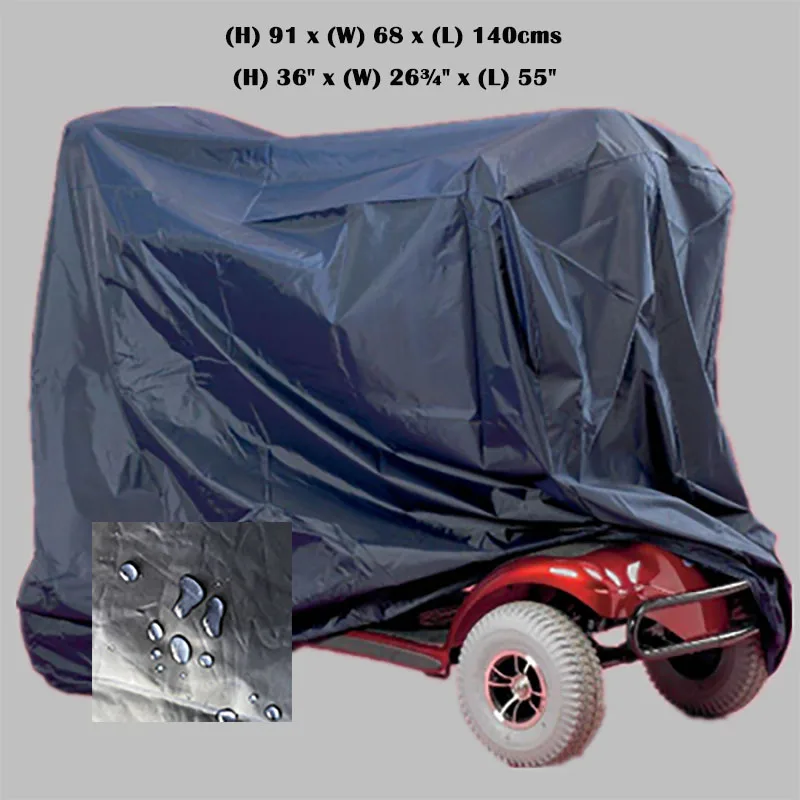 

Mobility Scooter Cover, Waterproof Scooter Storage Cover for for Scooter Powerchair and Electric Powered Transport 55x36x26.75)