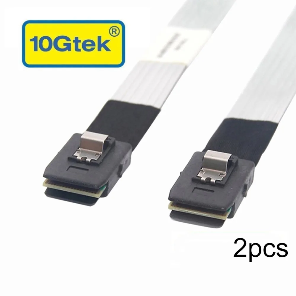 

2Pcs 1M 6Gb/s Internal HD Mini SAS SFF-8087 36P to MiniSAS SFF-8087 36-Pin Cable SAS Cable Using 3M Twin Axial Cable Technology