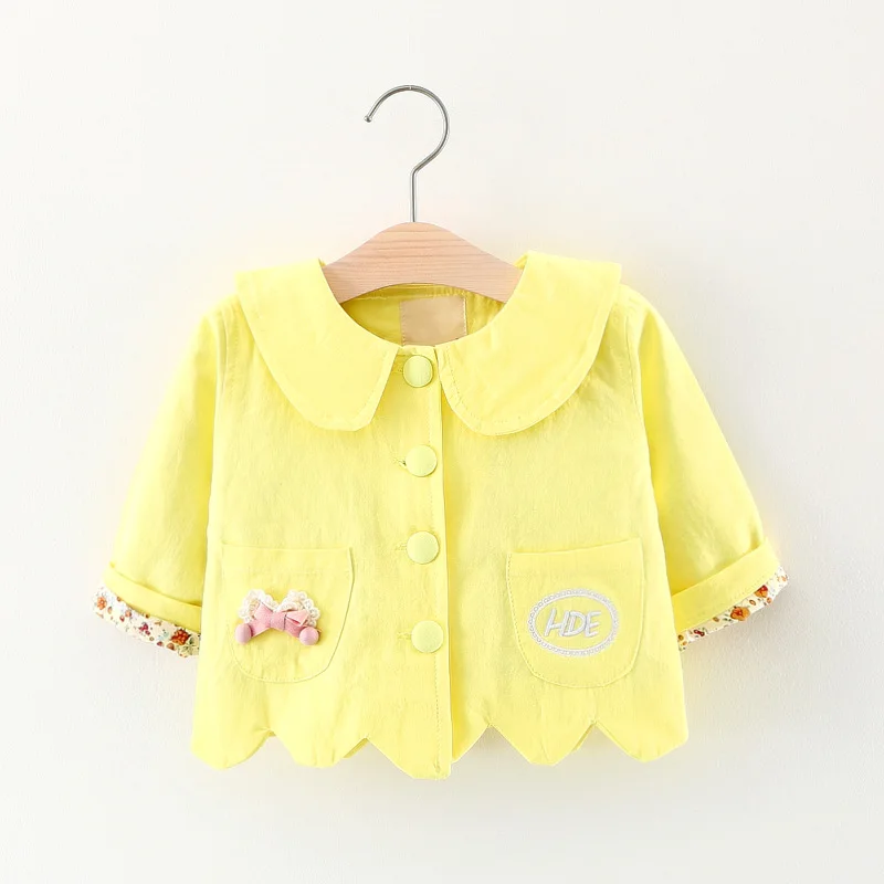 Kids Girls Spring Autumn Cute Jackets for Girl Outerwear Coat Long