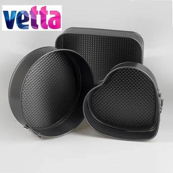 

FORM CAKE set of 3 pcs, with non-stick coating,made of carbon steel(kradrat26sm., Krug24sm.,Serdtse21sm.)Baking tool,pan 846-204