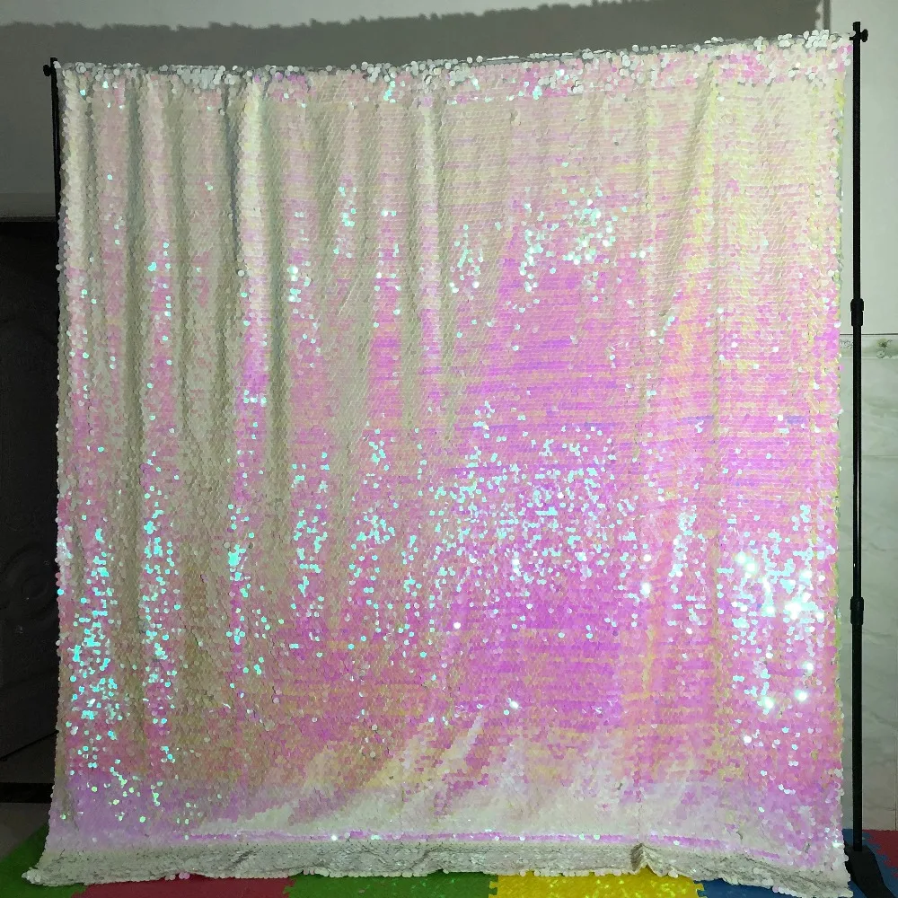 Sparkly Sequin Backdrop Iridescent 8ft Sequin Fabric Photography