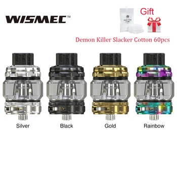 

Free Gift! 6.5ml Original Wismec Trough Tank with Mesh coil & 360 Degree Airflow System E-cig Atomizer Vs Manta RTA / Zeus X