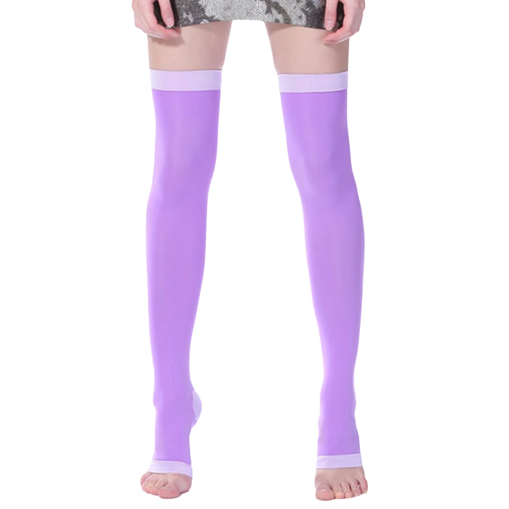 Compression Burn Fat Over Knee Socks Sleeping Overnight Women Slimming