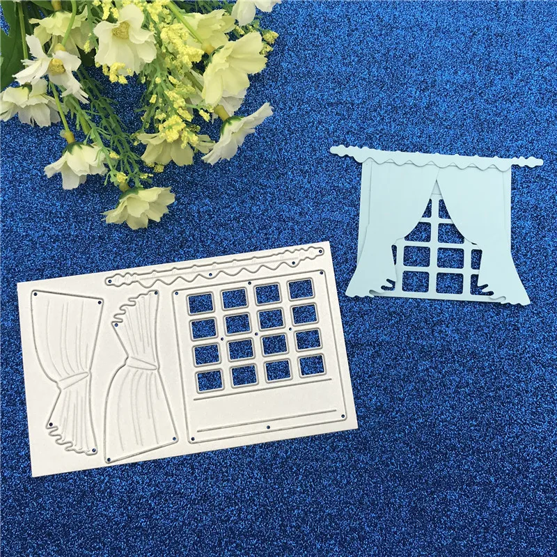 

Metal Cutting Dies Window Curtain Scrapbooking Stencils for DIY Scrapbooking/photo album Decorative Embossing DIY Paper Cards