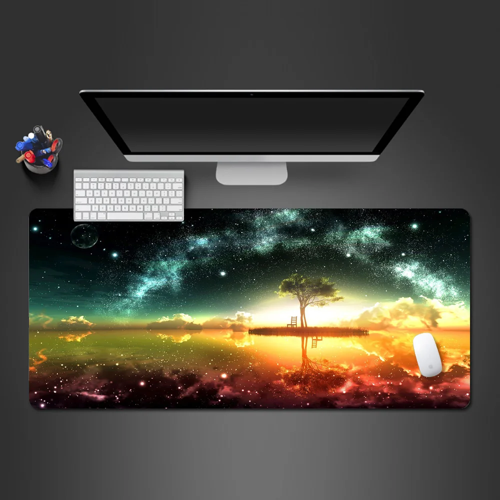 

Space Tree Mouse Pad Personality Professional Fast Rubber Mousepad Computer Games Mouse Pad High Quality Mouse Mats Best Gifts