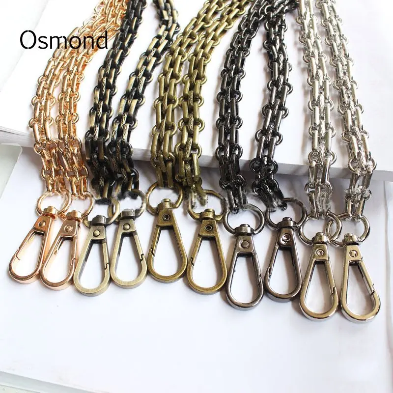 Osmond Metal Shoulder Belts 120CM Chain Bag Strap Iron Bag Belt Straps For Handbag Parts DIY Replacement Detachable Bands Handle Osmond Metal Shoulder Belts 120CM Chain Bag Strap Iron Bag Belt Straps For Handbag Parts DIY Replacement Detachable Bands Handle