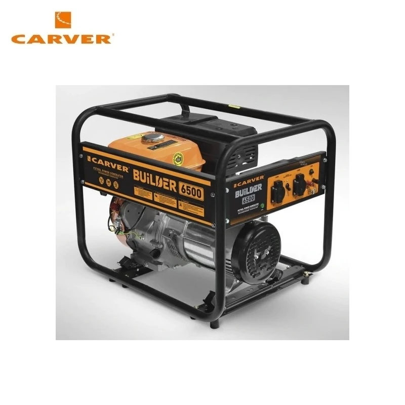 Petrol power generator CARVER PPG 6500 BUILDER Power home appliances