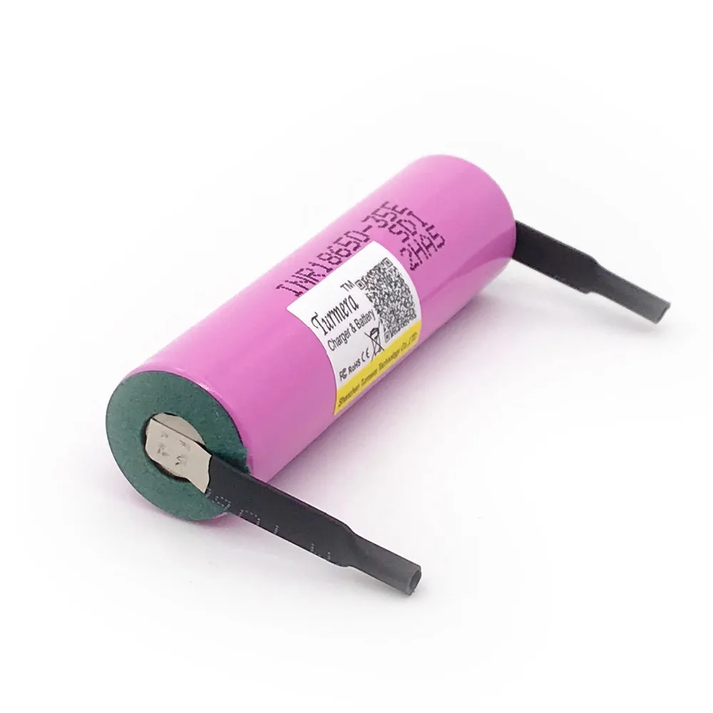 18650 battery inr18650 35e Turmera For samsung 18650 3500mAh 13A with strips for bike battery screwdriver battery 18650 battery inr18650 35e Turmera For samsung 18650 3500mAh 13A with strips for bike battery screwdriver battery