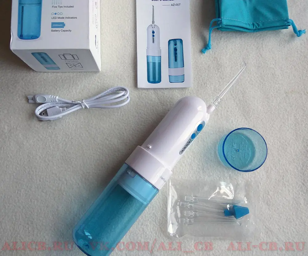 Portable Electric Oral Teeth Water Flosser with USB Charger