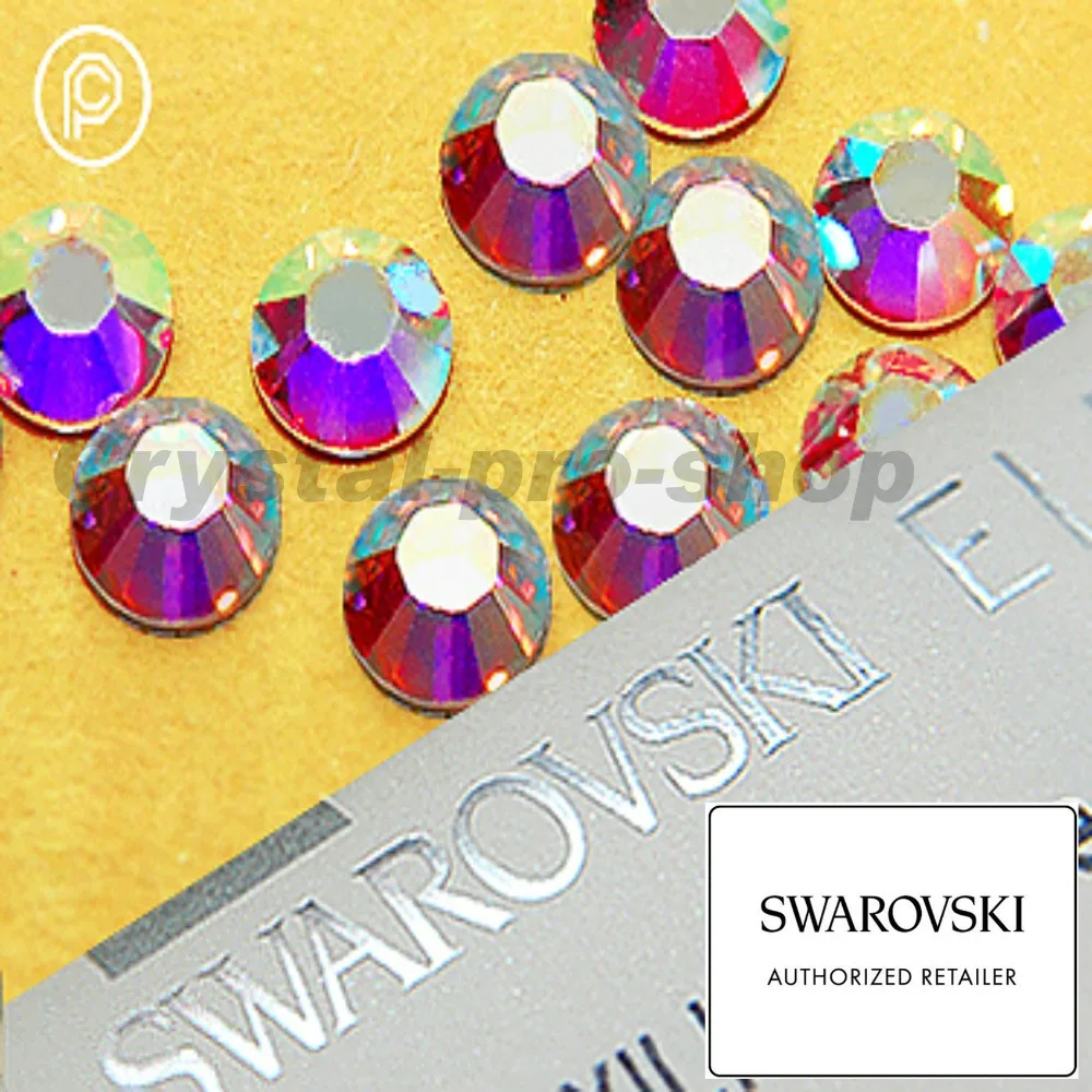 

Swarovski Elements AB Crystal (001AB) ( No Hotfix / Hotfix ) Iron On ( ss3 - ss48 ) ( 1mm - 11mm ) Flatback Rhinestone