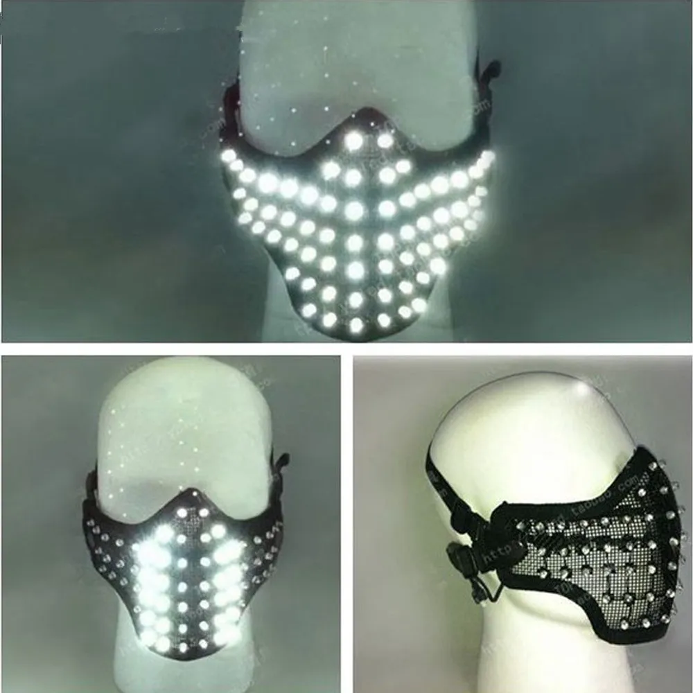 Aliexpress Led Mask Aliexpress.com : Buy LED Glowing Light Masks Hero Face Guard PVC