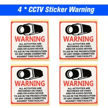 4 шт./лот 80*80 мм наклейка Стикеры Предупреждение доска 24HR CCTV Камера Водонепроницаемая камера безопасности сигнализация Стикеры Предупреждение Наклейка Знаки