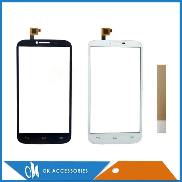 For Alcatel One Touch Pop C9 7047 7047D OT7047 Screen Digitizer Black White Color With Tape | Мобильные телефоны и