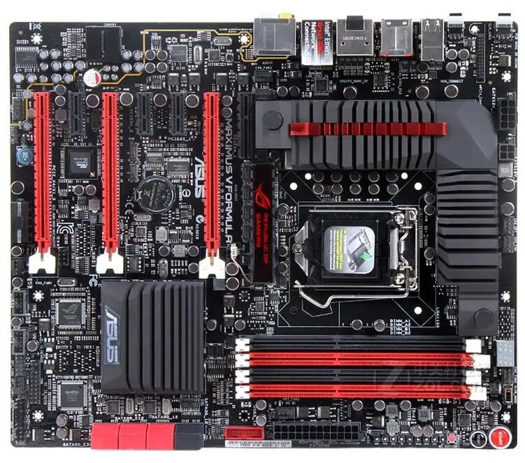 LGA1155 для ASUS Maximus V formle оригинальная б/у настольная Z77 1155 Материнская плата DDR3 USB3.0 SATA3