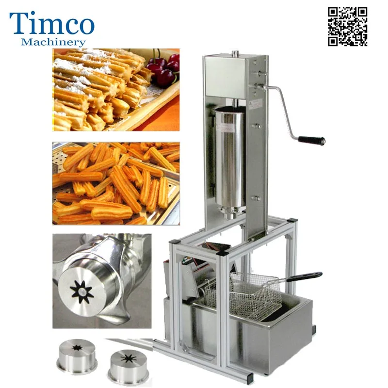 Churros Maker 5 л испанская ручная фритюрница с рамой из нержавеющей стали 6 машина для