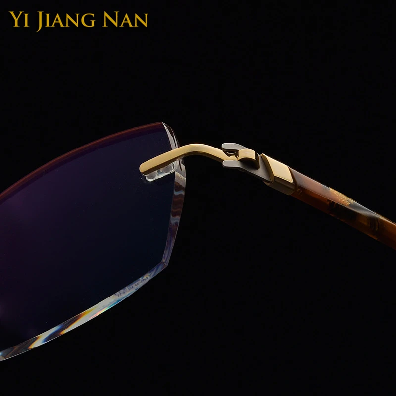 Occhiali Homme Lunette Nan Jiang Yi Transparent Rahmen Frame Spektakel Korekcyjne Uomo Da Brown Vista gray Leg Black Okulary Brillen Marke Leg Männer Gold w7twqg5Pxn