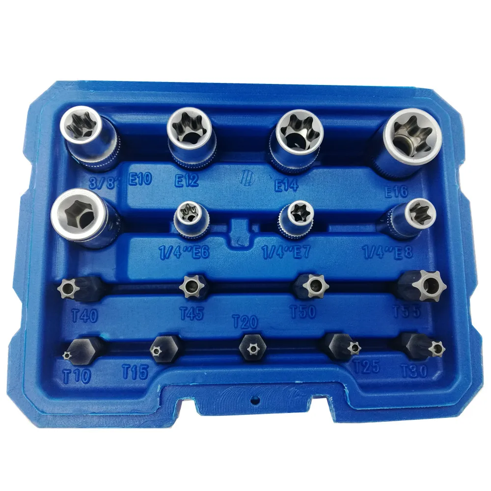 Бит э. Набор бит torx (звезда). torx e15. torx e10 1/4. набор 5 ти конечной звезды torx.