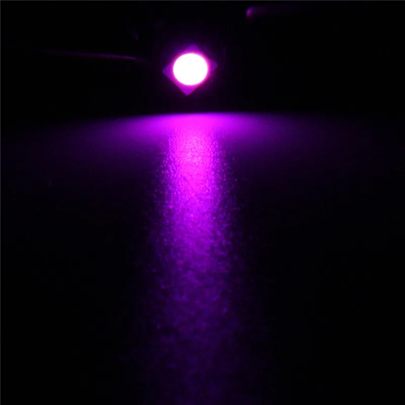 Розовый 10 шт. автомобиль RGB T4 T4.2 Нео Клин 1-SMD светодио дный приборной тире лампочки для автомобиля лодке - Испускаемый цвет: Розовый