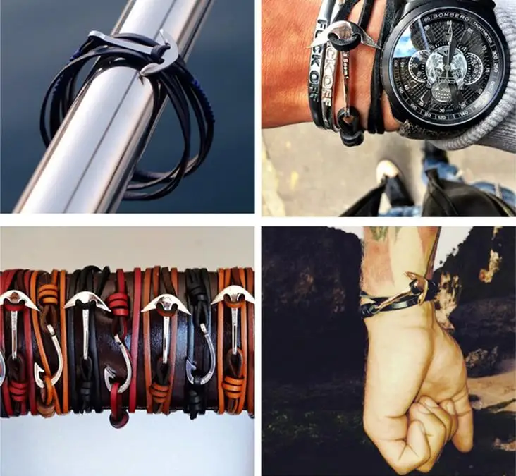 TANGYIN Модный популярный многослойный веревочный браслет якорь надежды морячок якорь браслеты для мужчин для женщин лучший подарок браслет с крючком