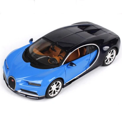 Высокое качество Maisto 1:24 Масштаб Bugatti Chiron литья под давлением сплав модель автомобиля игрушка для детей игрушки подарки на день рождения Коллекция - Цвет: Blue