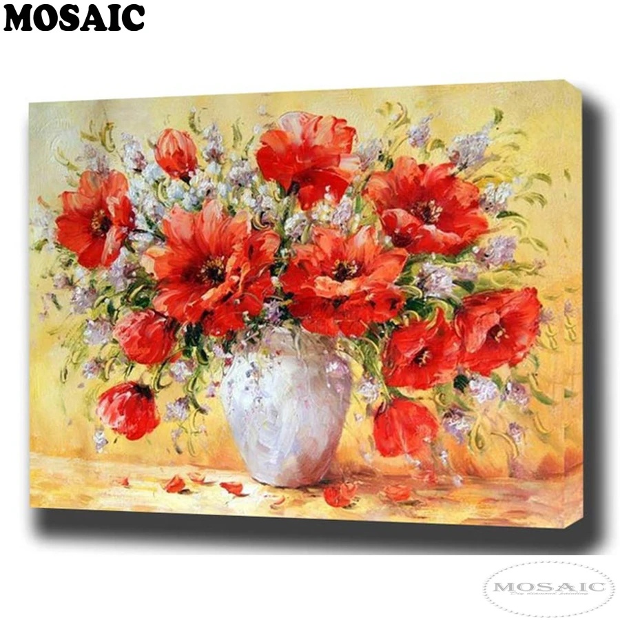 Frameless Picture DIY diamond Painting By Numbers Wall Art Home Decor