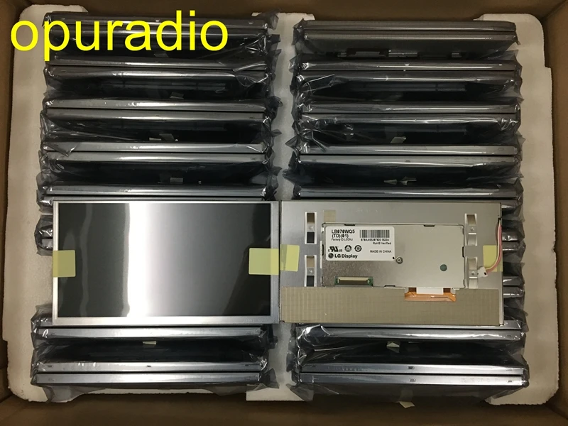 Фирменная Новинка 7 дюймов LB070WQ5 LB070WQ5-TD01 LB070WQ5(TD)(01) для Buick Regal автомобиля gps навигации ЖК-дисплей экран модуль-панель для дисплея 2 шт