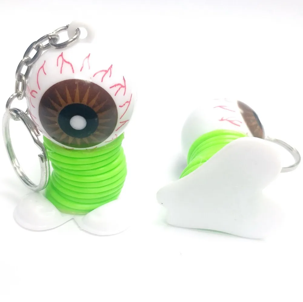 eye ball spring keychain -   17.5g