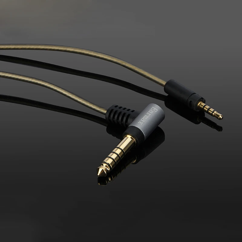 Улучшенный кабель Earmax для наушников 4 мм Hi Fi сбалансированный аудиокабель Sennheise