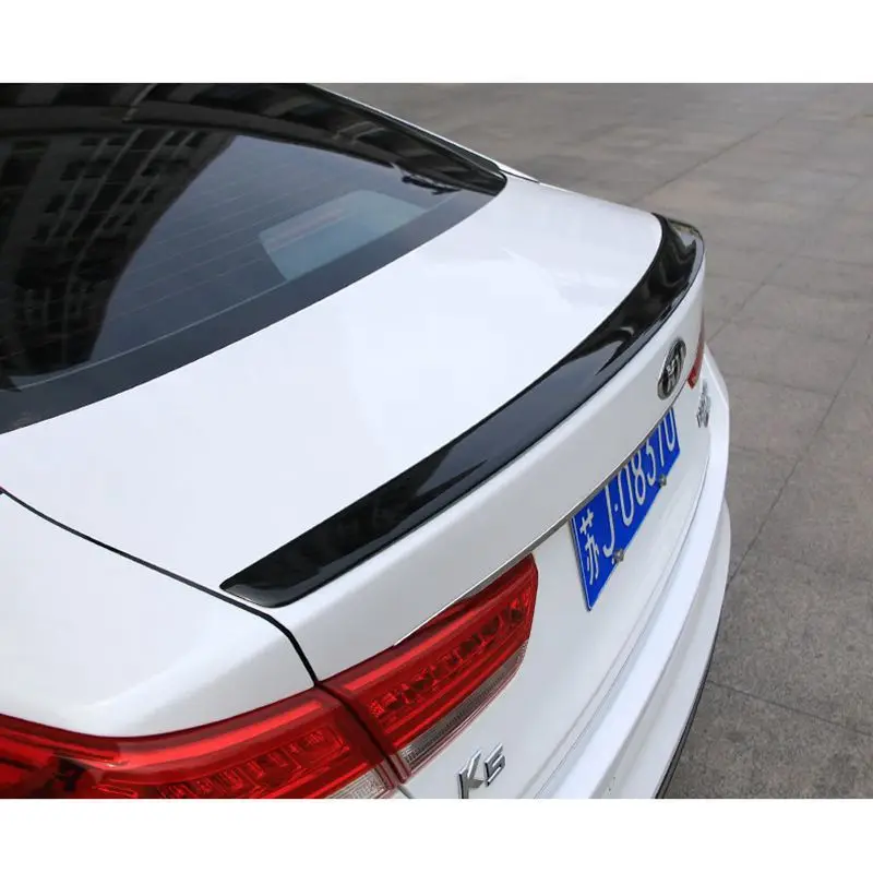 Для Kia K5 Optima 2016 ABS Пластиковый материал Неокрашенный задний багажник для губ Boot