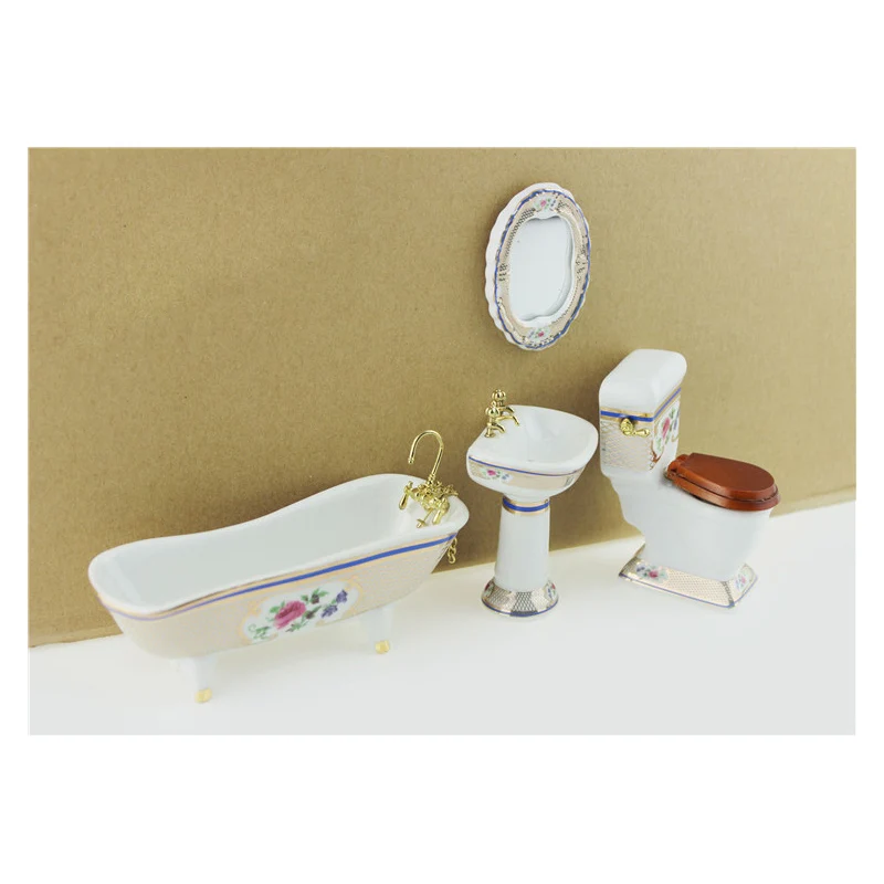 Eva2king 1/12 مصغرة دمية الأطفال دمية منزل الحمام مجموعة اثاث حمام الاطفال لعب نتظاهر اللعب Poppenhuis اكسسوارات Eva2king 1/12 مصغرة دمية الأطفال دمية منزل الحمام مجموعة اثاث حمام الاطفال لعب نتظاهر اللعب Poppenhuis اكسسوارات