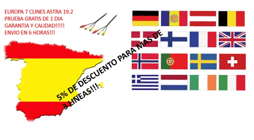 

2019 cccams very stable for Spain Portugal France etc for foremost type satellite receivers, includes 1,4, 6,7, 10 lines.