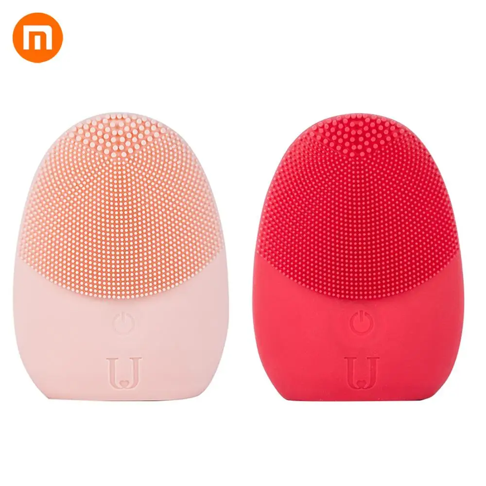 

HOT Xiaomi JORDAN & JUDY Face Cleaning Mini Electric Massage Brush Washing Machine Waterproof Silicone Deeply Cleansing Tools