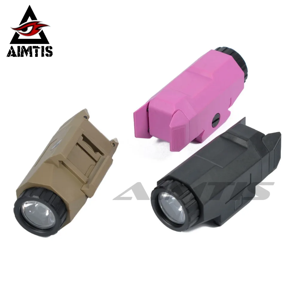 AIMTIS Тактический Компактный APL Glock пистолет светильник Постоянный/Стробоскоп вспышка светильник светодиодный белый светильник для Glock 17 19 18C Apl aple 20 мм Rail