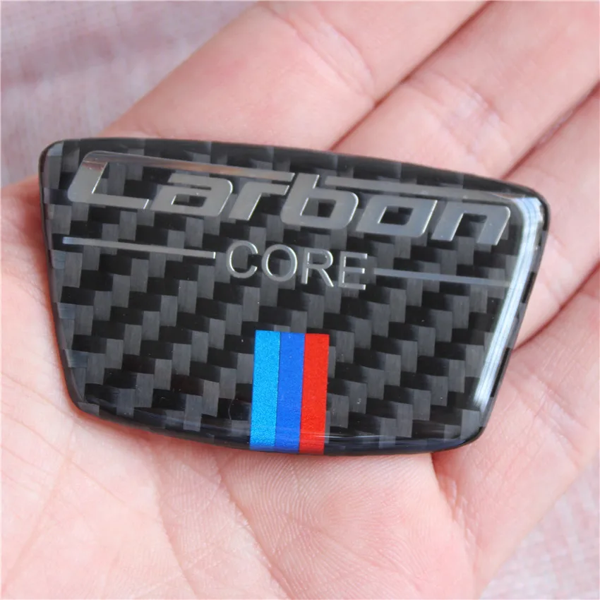 

1pc Car Carbon Fiber Core Decoration Sticker Modified Emblem Styling For BMW Color M3 M5 X1 X3 X5 X6 E36 E39 E46 E30 E60 E92