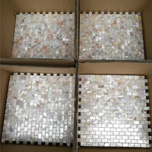 Натуральный перламутровый мозаичный плитка для украшения дома щитка настенная плитка раковина мозаичная плитка натуральный цвет 1 квадратный метр/лот