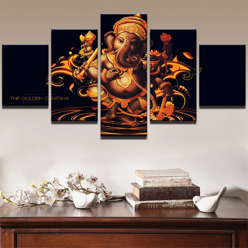 India Tibetan Buddhism Ganesha Poster