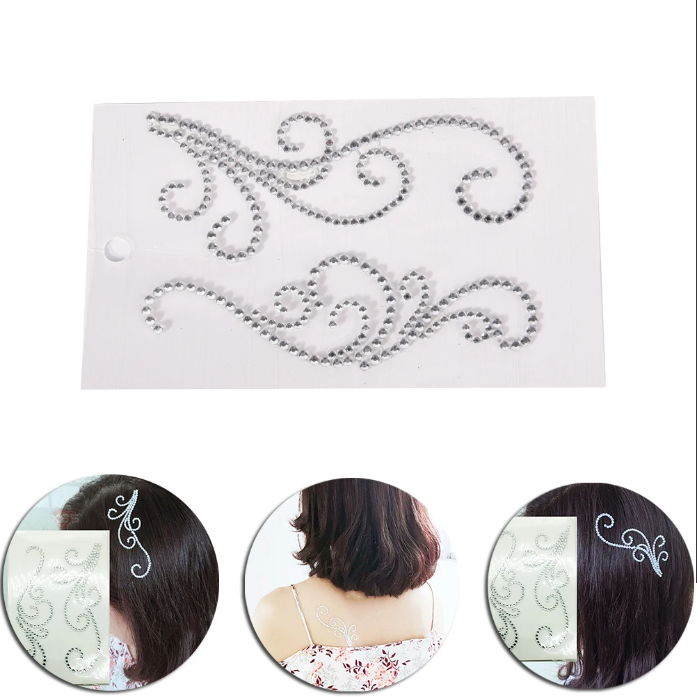

1 sheet Handpicked Style Acrylic Resin Drill Stick Bindi Sticker Face And Eye Jewels Forehead Stage Decor Sticker
