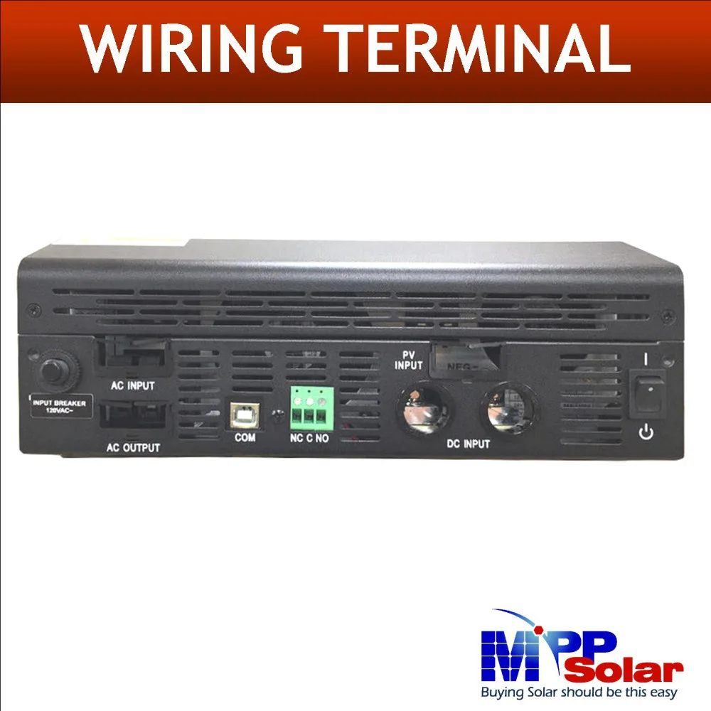 40 A Maximum Power Point Suivi Chargeur Solaire Batterie Chargeur 20 A 1000 W 12 V 110vac Solar inverter