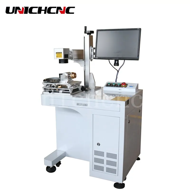 china popular fiber laser marking machine for sale/color laser marking machine-in Wood Routers ...