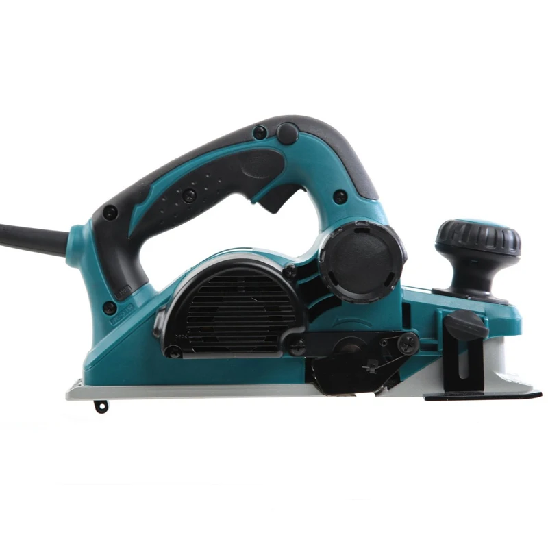 Рубанок электрический Makita KP0810 (Мощность 850 Вт, ширина строгания 82 мм, глубина строгания 0-4 мм, 16000 об/мин)
