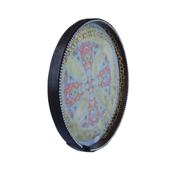 

Persian Painting Daf, Deff, Def, Erbane, Bendir With Soft Case NDR-183