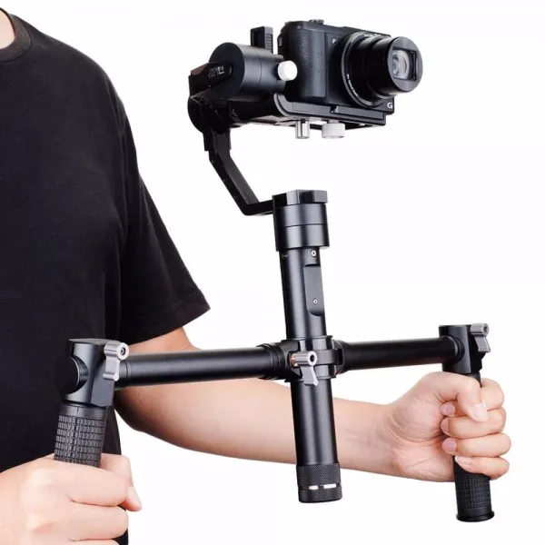 Zhiyun двойной Ручка Скоба для Zhiyun кран 2 3-осевой стабилизатор Gimbal рук руль для Zhiyun 3-осное