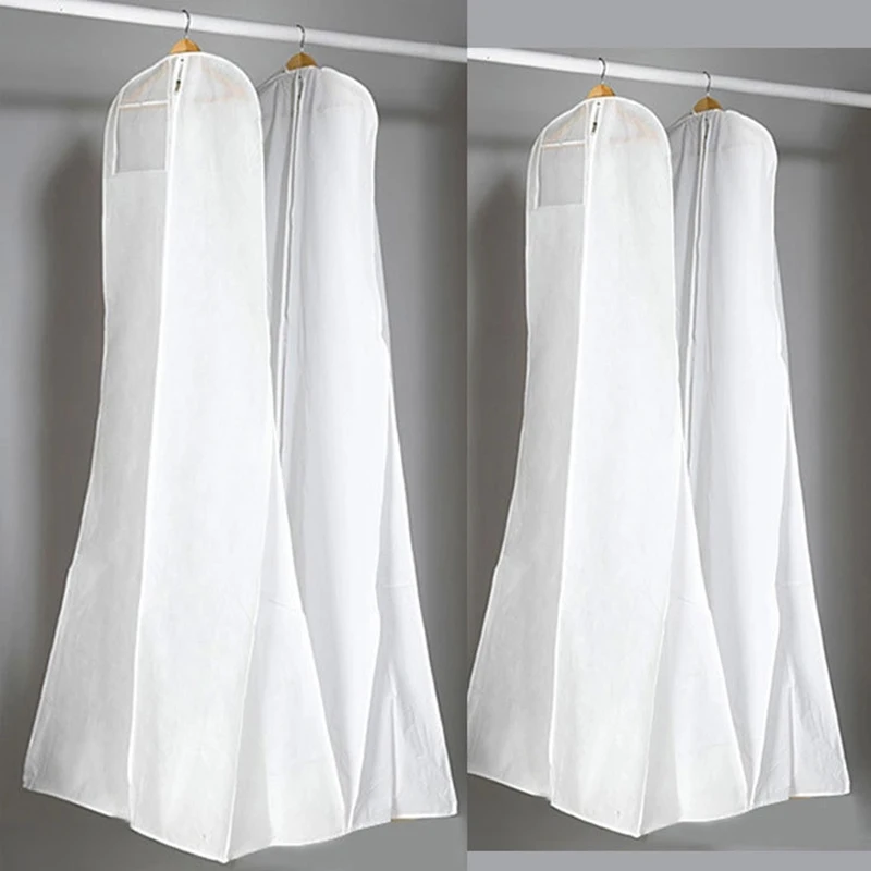 3 Sizes Wedding Dress Bags Clothes Cover Dust Garment 3 Sizes Wedding Dress Bags Clothes Cover Dust Garment Bridal Gown Bag For Mermaid In Storage From Home Garden On