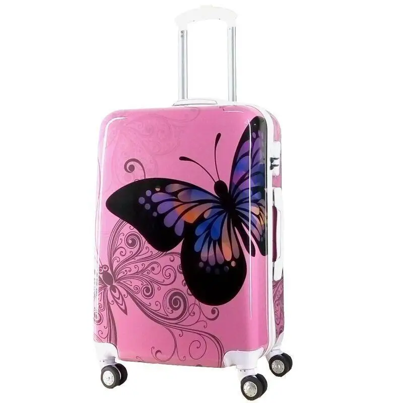 Дорожные сумки рулетки Valise Cabine Trolley Bag Красочные Valiz мала Viagem Maleta Koffer чемодан 20