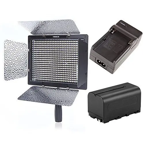 YONGNUO YN600L II 600 LED Light Panel 5500K LED Video Studio Light 2 Batteries Dual font