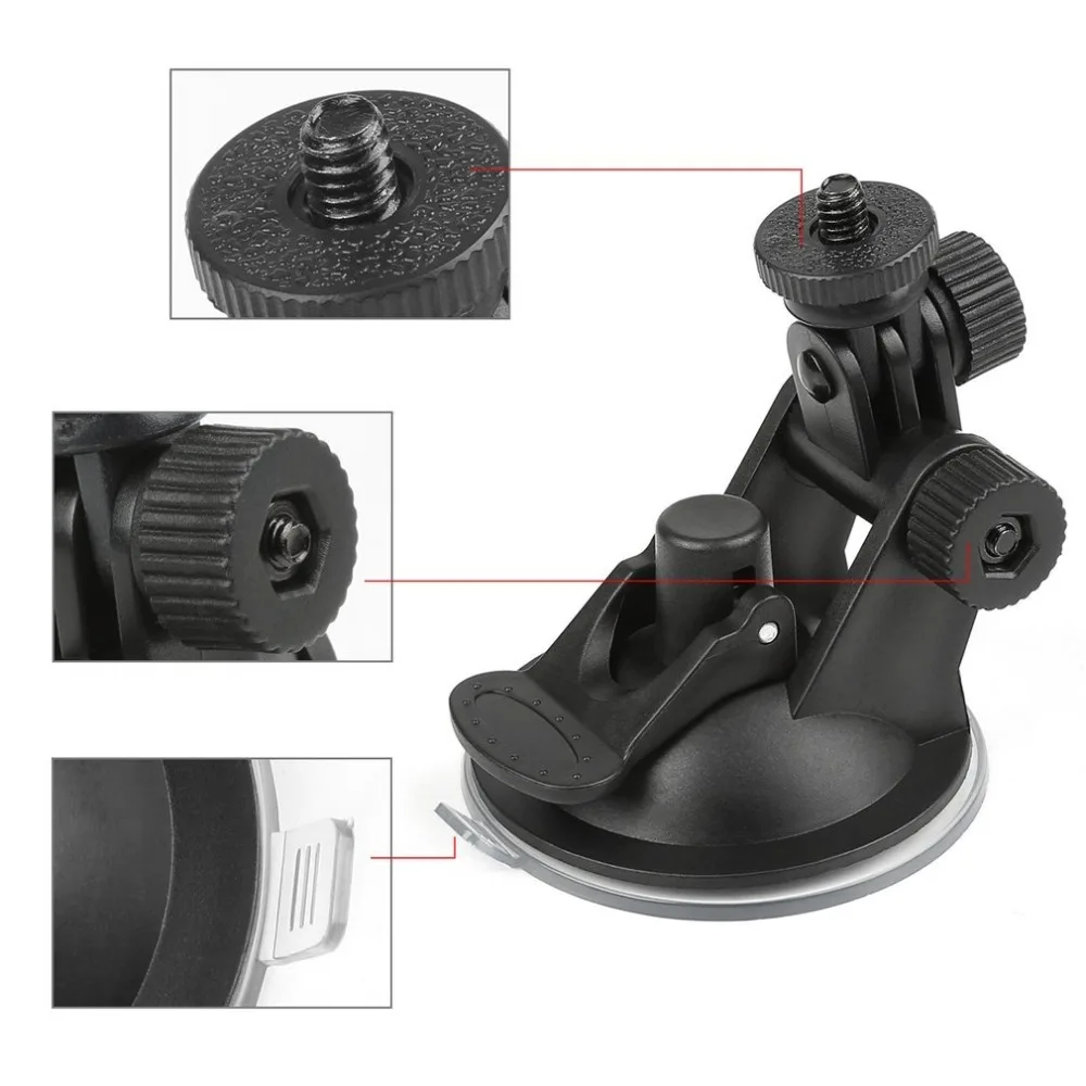 Universal Car Suction Cup Adapter Windshield Mount Holder Bracket Action Camera Accessories For Gopro Hero 1 2 3 4