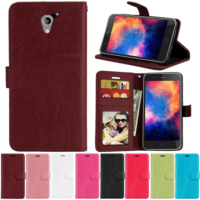 US $3.56 For ZTE A510 a510 Case Luxury PU Leather Back Cover Case For ZTE Blade A510 A 510 Case Flip Protect