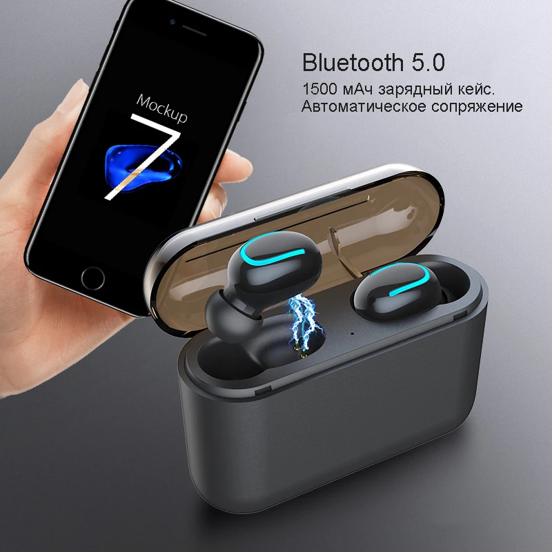 Новые наушники HBQ Q32 TWS, беспроводные наушники, Bluetooth 5,0, гарнитура с микрофоном, мини Bluetooth наушники-вкладыши, беспроводные наушники PK i10